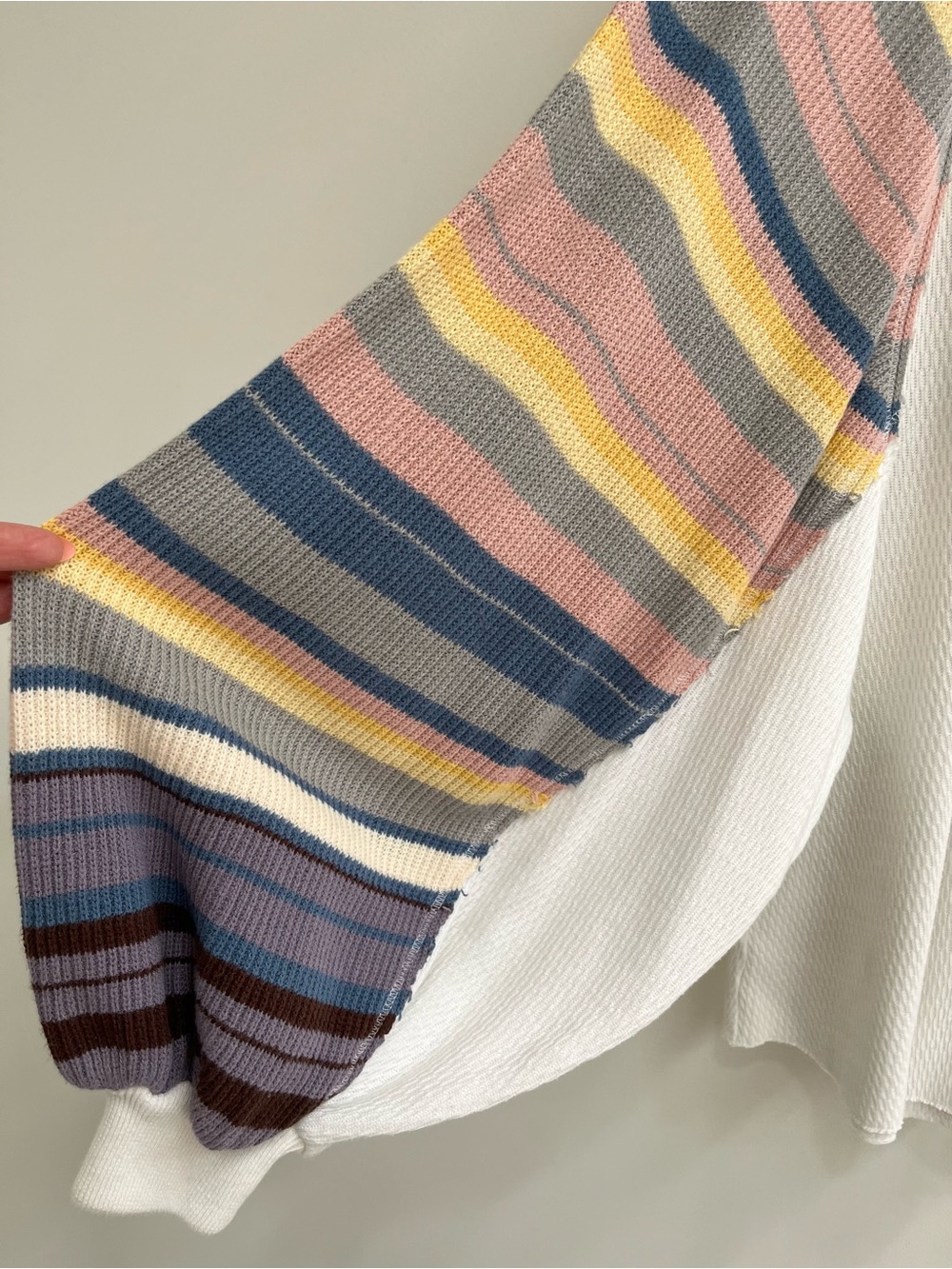 Free People Rainbow dreams balloon sleeve sweater - Picture 8 of 11